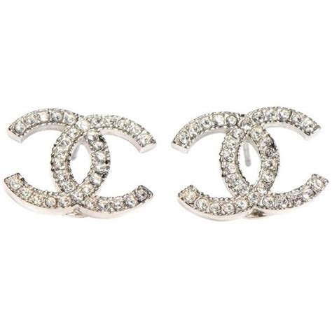 chanel diamond earings|pre owned chanel earrings.